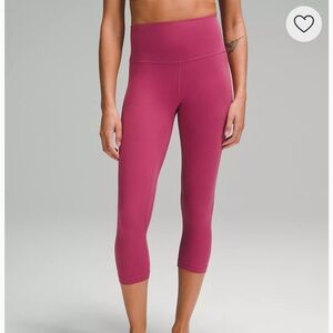 lululemon align pants 21 inch (not exact color)